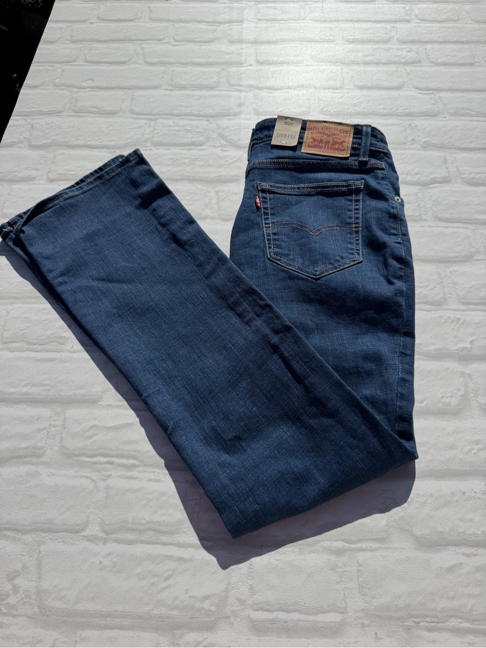NWT Levi's 725 High Rise Women’s Bootcut Dark Indigo Jeans 31X32 Stretch